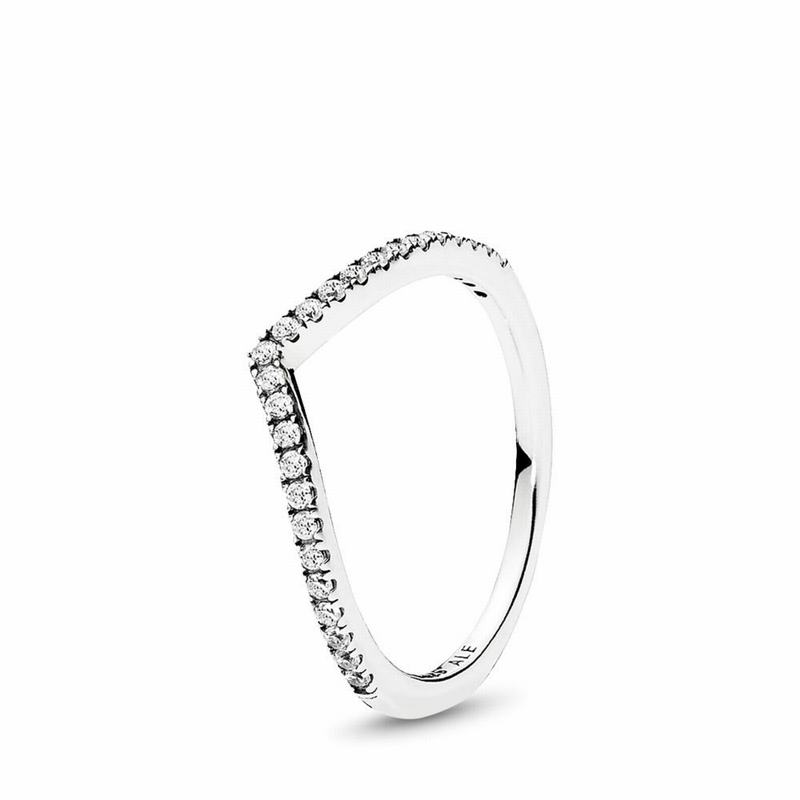 Anillos Apilables Pandora Sparkling Wishbone Argint (euGO5EnZ)